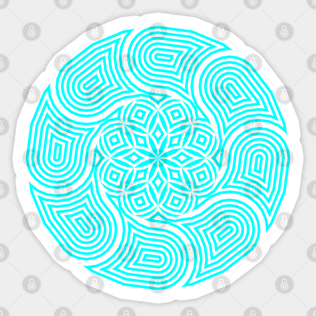 Mandala Sticker by M[ ]